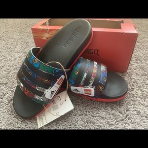 Youth adidas lego x ninjago slides